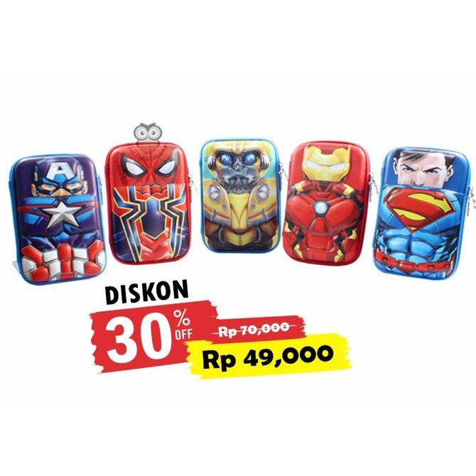 

TERMURAH Tempat Pensil Jumbo Super Heroes/TEMPAT PENSIL AESTHETIC/TEMPAT PENSIL ANAK PEREMPUAN/TEMPAT PENSIL LUCU/TEMPAT PENSIL 3D/TEMPAT PENSIL TRANSPARAN/TEMPAT PENSIL LUCU/TEMPAT PENSIL KOREA/TEMPAT PENSIL KAIN/TEMPAT PENSIL KALKULATOR