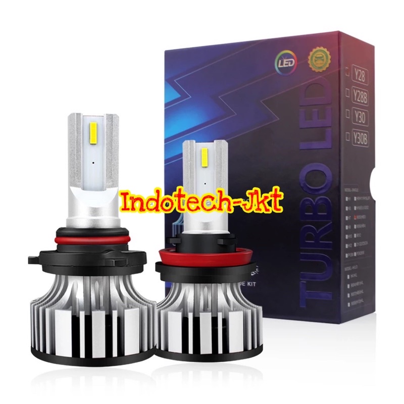 Lampu Led Mobil H4 H11/H16 Turbo Led 8000 Lumen 80 Watt