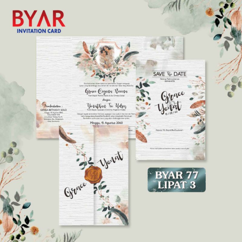 Undangan pernikahan / Undangan Khitanan