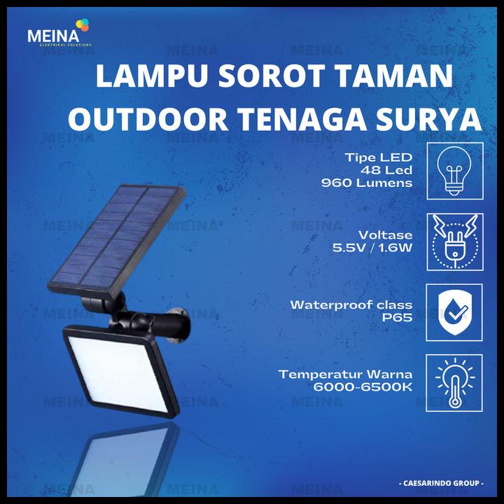 LAMPU SOROT TAMAN OUTDOOR TENAGA SURYA / SOLAR CELL / LAMPU DINDING