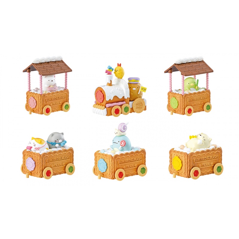 Toys Re-Ment Sumikko Gurashi Sweets Train (Set of 6)