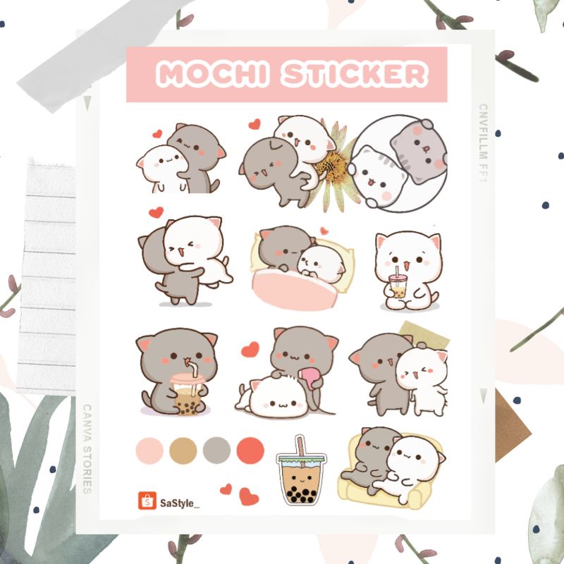 

SaStyle_ | Stiker tumblr | Stiker aesthetic kucing lucu | stiker kiss cut | Stiker Hp