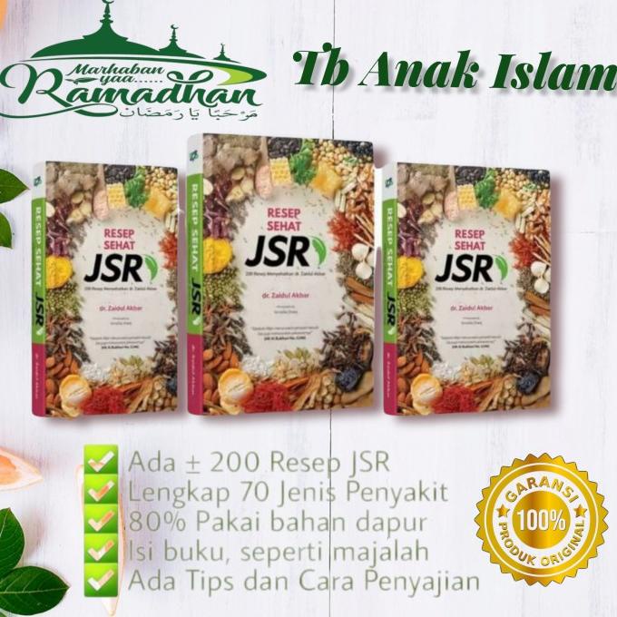 

Buku Resep Sehat JSR 100% Original Syaamil