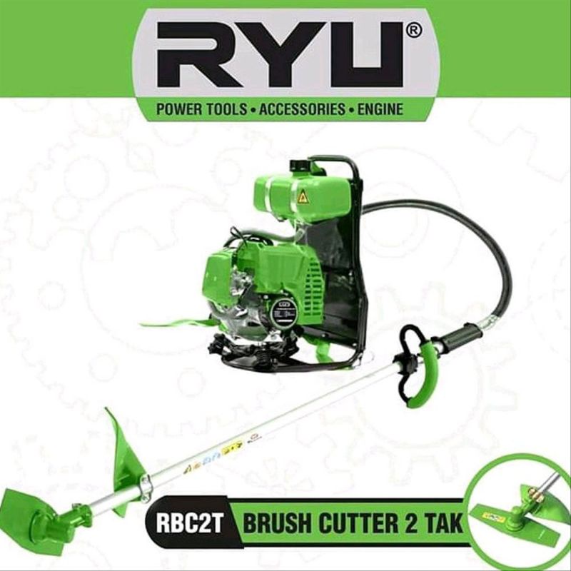 Mesin Potong Rumput  2 Tak RYU JAPAN RBC2T Brush Cutter RBC 2T