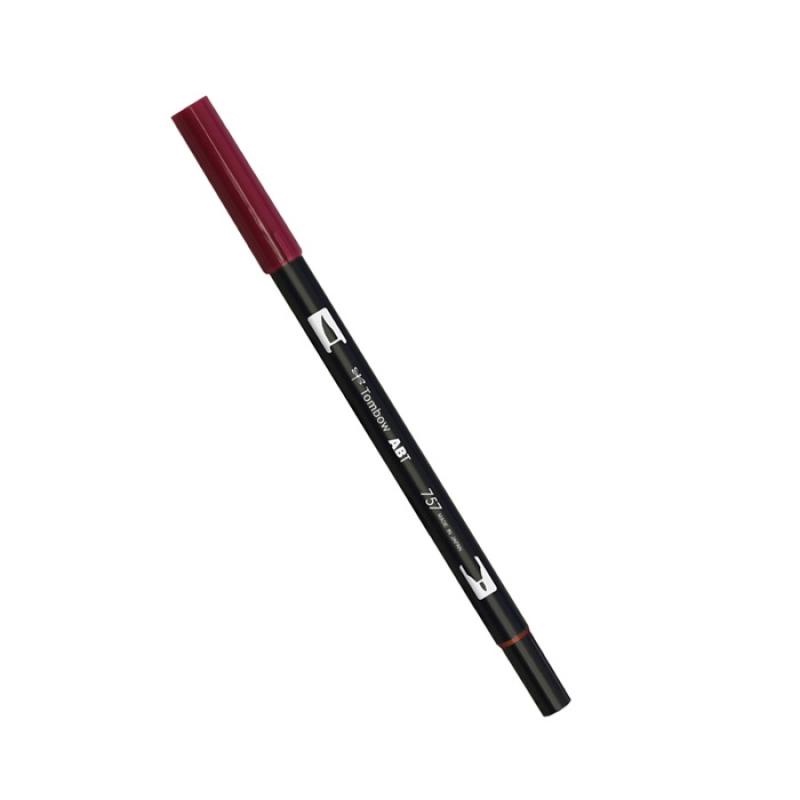 

Tombow Dual Brush Pen Port Red Abt 757