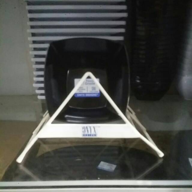 Mangkok segi 5" melamin onyx