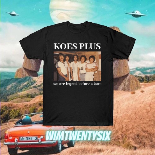 KAOS BAND KOES PLUS WE ARE LEGEND VINTAGE TEE (UNISEX T-SHIRT)