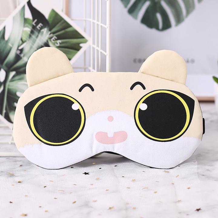 Penutup Tutup Mata Tidur eye cover Motif Karakter kucing karton cartoon masker penutup mata kacamata anak Tidur Gel Biru Pendingin lucu masker mata sleeping mask