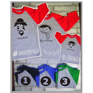 KAOS COUPLE KELUARGA (Muslim family)