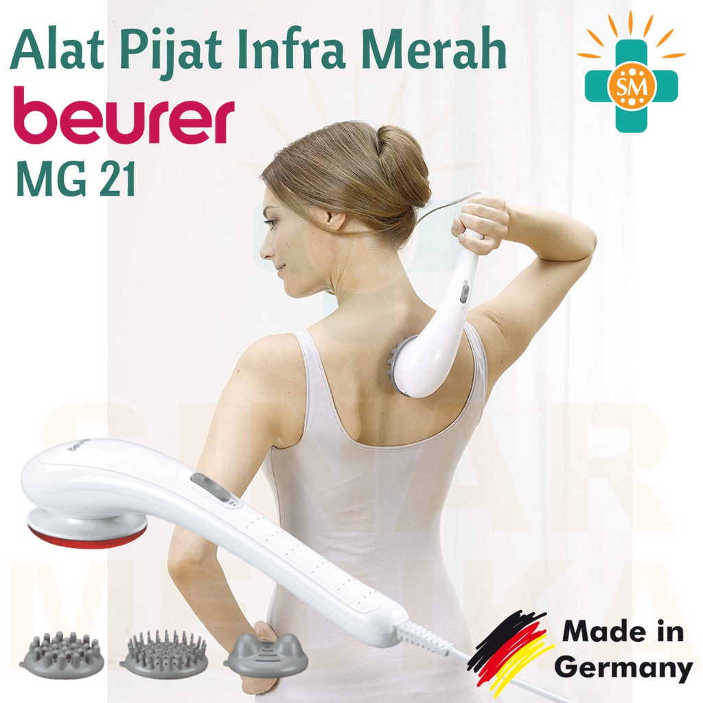 ALAT PIJAT INFRARED BEURER MG 21 . MASSAGER GETAR ELECTRIC . MASSAGE INFRA RED . PIJAT INFRA MERAH