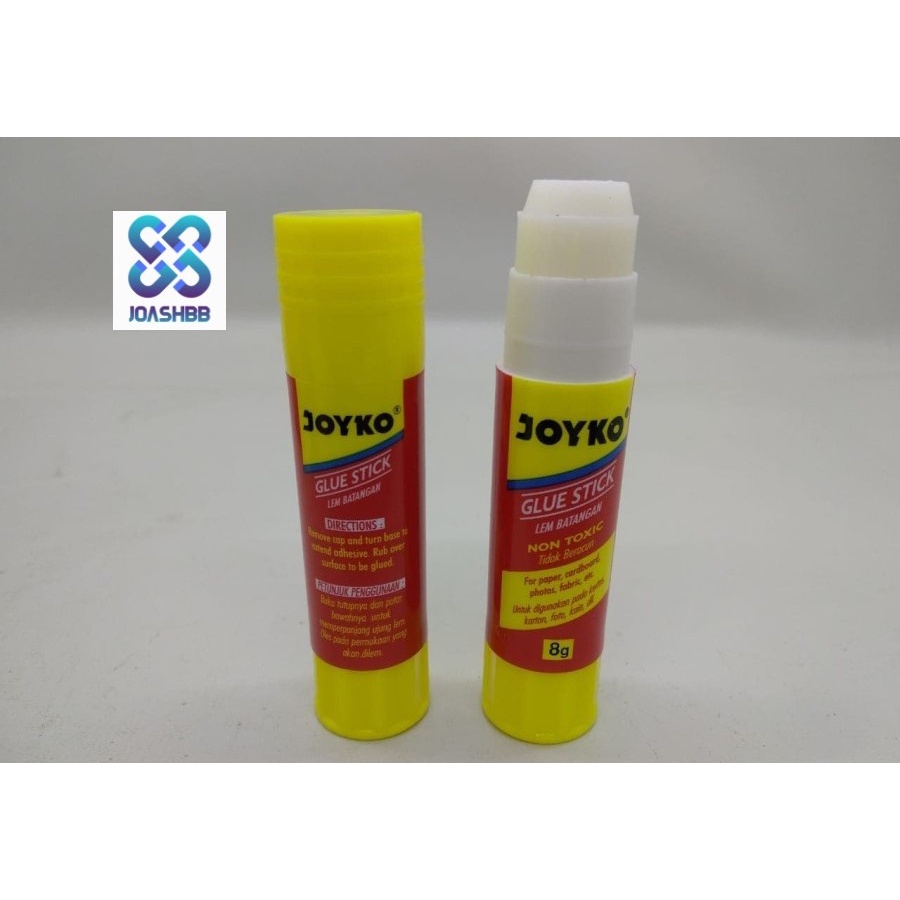 Lem Glue Stick joyko 8 gram gs09 / Lem Kertas / Glue Stick Joyko 8 Gram