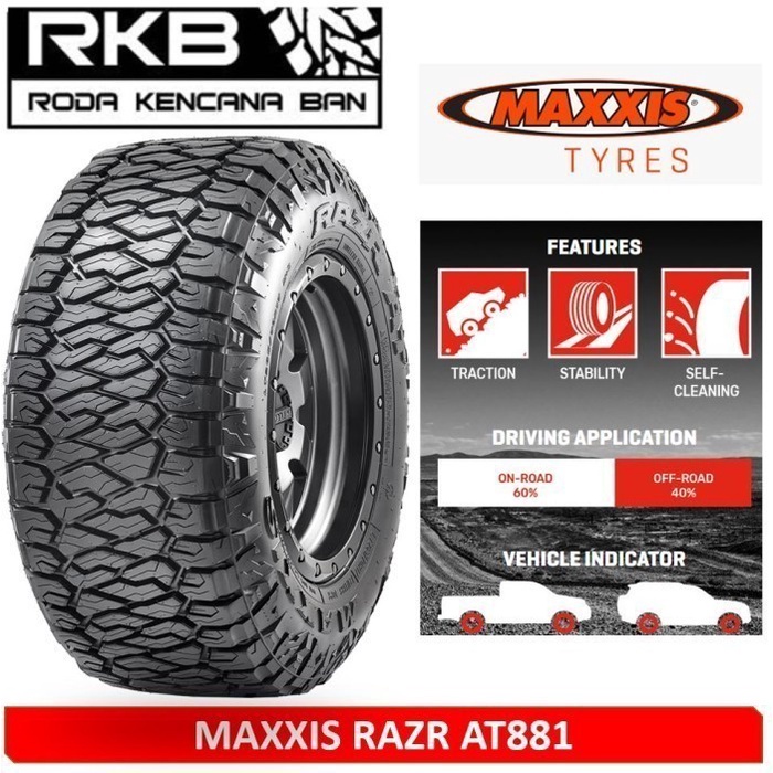 FREE PASANG MAXXIS AT811 RAZR 235/75 R15 Ban Mobil OPEL Blazer OFFROAD
