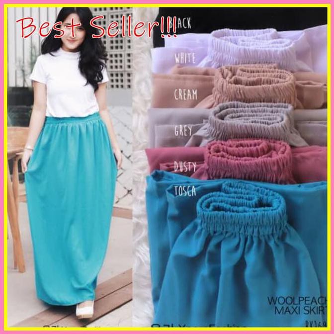 Rok Syari Panjang Hijab Wolfis Premium