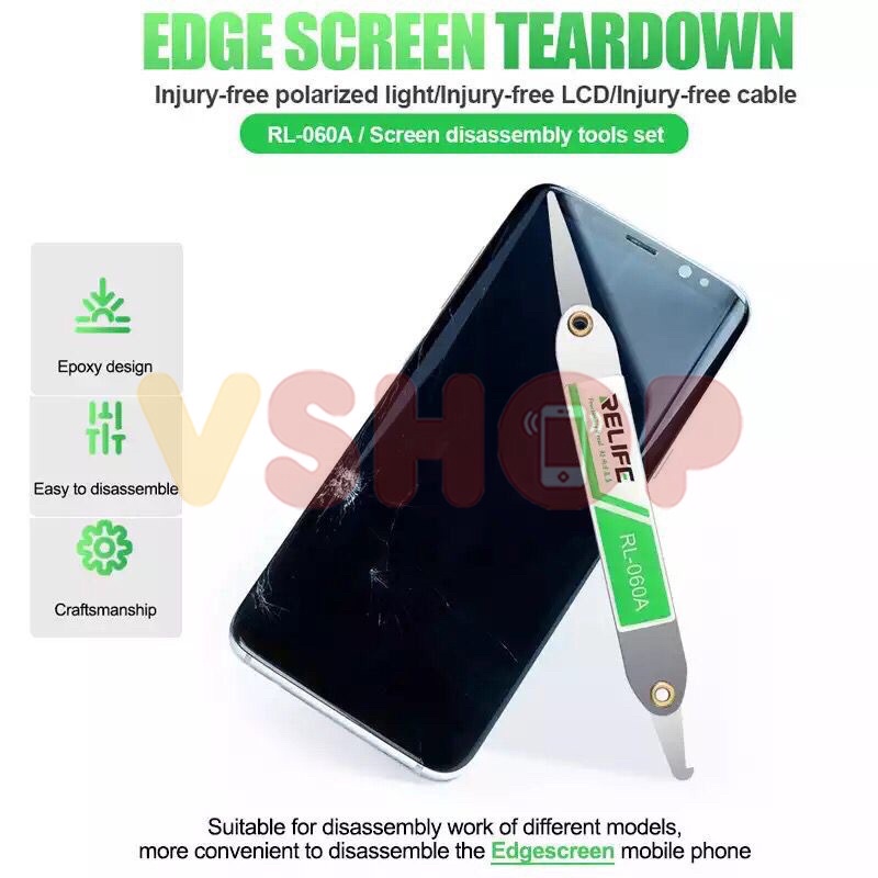 RELIFE RL-060A OPENING TOOLS FOR EDGE SCREEN TEARDOWN SET