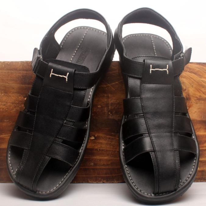 Sandal Sepatu Pria Kulit Asli Rasheda Gr 45 Big Size