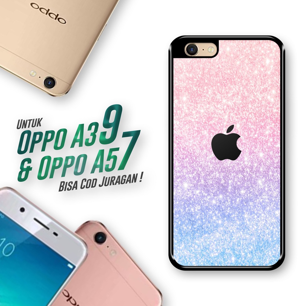 ROU Case Hardcase OPPO A39 A57 Case APPLE 6 GLOSYY 2D Case - Cassing Handphone Untuk Pria , Wanita ,
