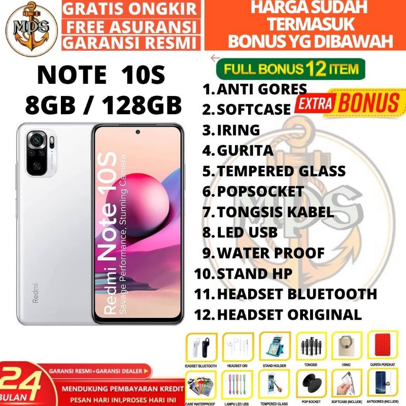 REDMI NOTE 10S 8/128 6/128 6/64 GARANSI RESMI TAm