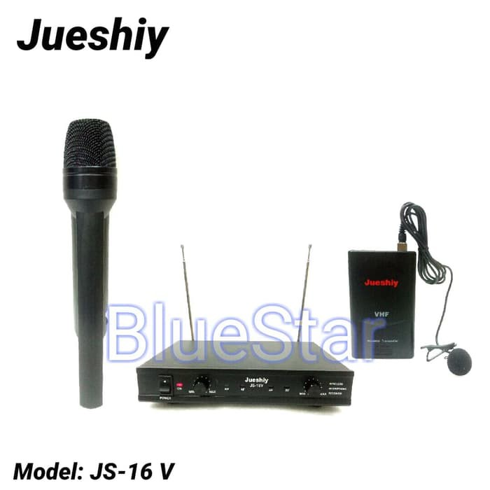 Mic Wireless Jueshiy JS 16 V Pegang   Jepit