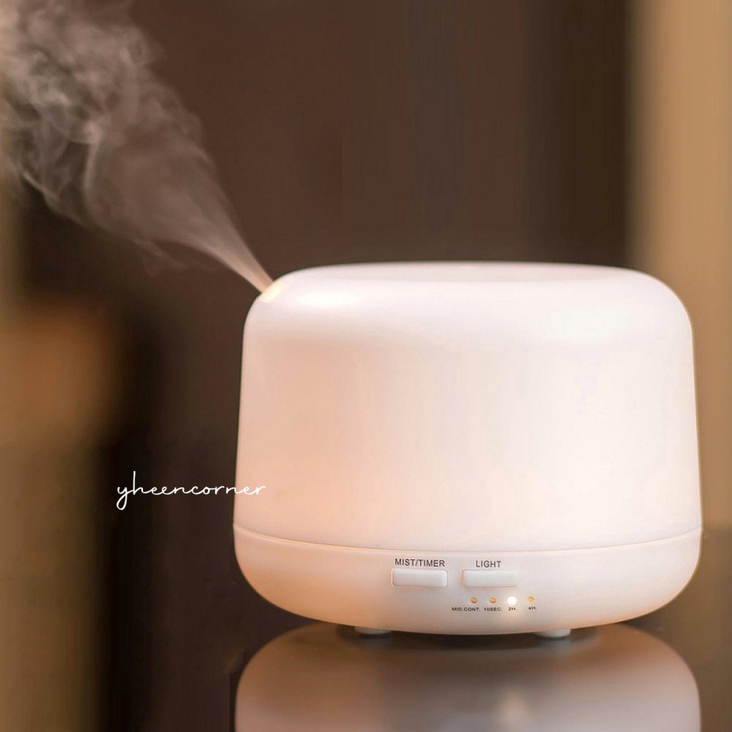 Air Diffuser Pelembab Udara Aromatherapy dengan LED 500ml