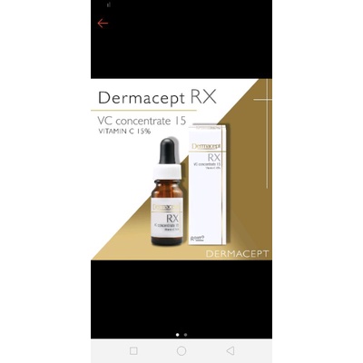 DERMACEPT RX VC CONCENTRATE 15%, vitamin c15% PASTI ORIGINAL