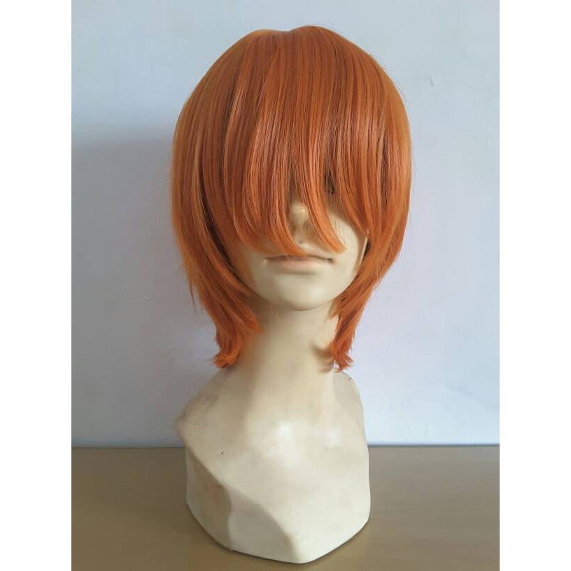 WIG COSPLAY HEY KOUSAKA HONOKA MALE / NAMI ONE PIECE / BASE BOB ORANGE