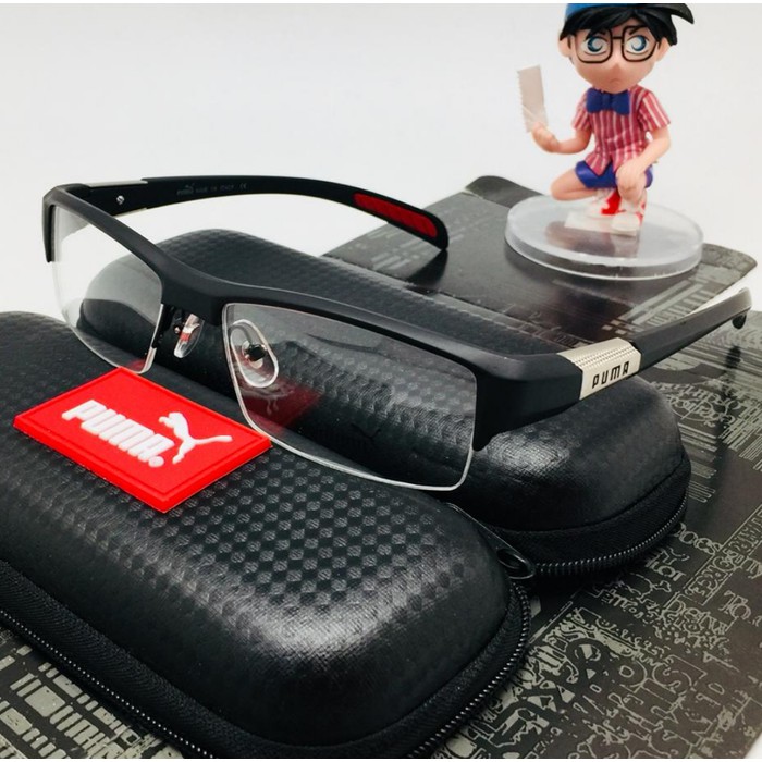 Kaca mata pria Frame PUMA P9808 Sporty Senur- Gantung Sport Half  K1072
