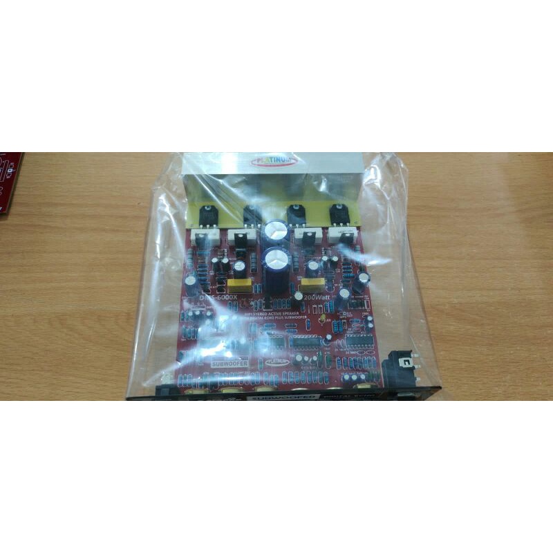 KIT POWER AMPLIFIER SPEAKER AKTIF SUBWOOFER DMS-6000 WITH DUDUKAN MP3