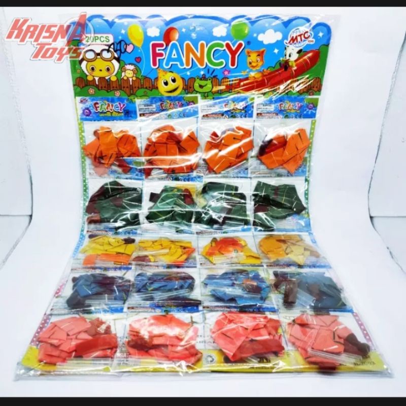 BALON ROKET/BALON PANJANG/BALON ULAR isi 20 pcs/Lembar