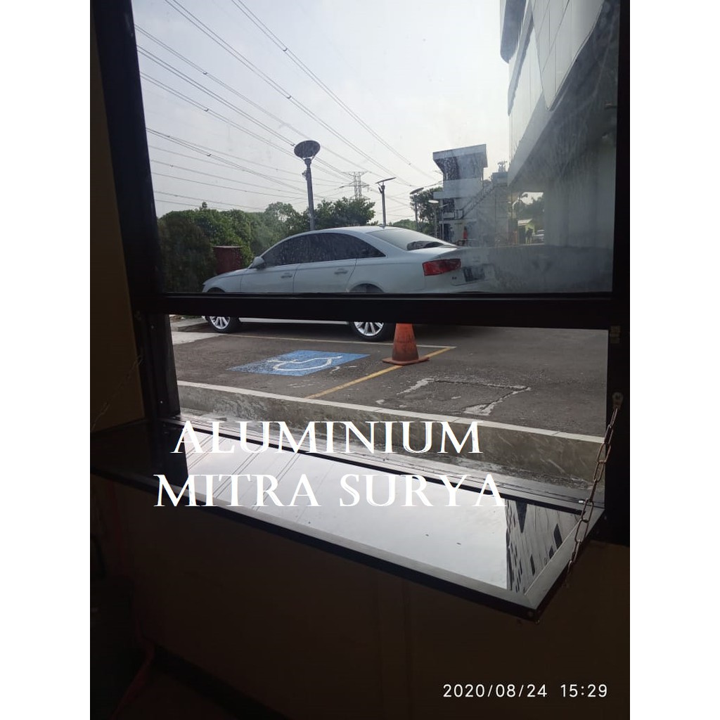 Jendela Loket Kusen Partisi Kaca Terima Jendela dan Pintu Kaca Aluminium TANGERANG JAKARTA