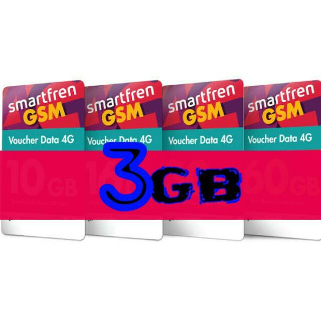 Voucher SmartFren 3gb (KIRIM KODE VOUCHER)