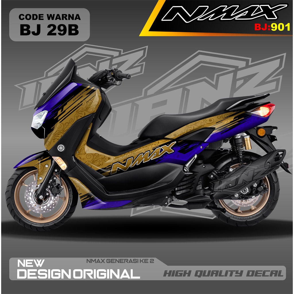 STICKER NEW NMAX FULL BLOK MOTOR / DECAL FULL BODY NMAX / DECAL STIKER FULL BODY NMAX / STIKER DECAL NMAX TERBARU