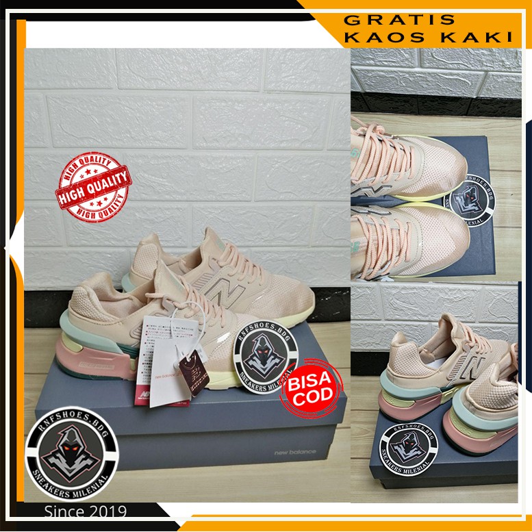 New Balance 997s Sandstone Size 36-41 Made In Vietnam High Quality Bnib Sepatu Sneakers Wanita 100% 