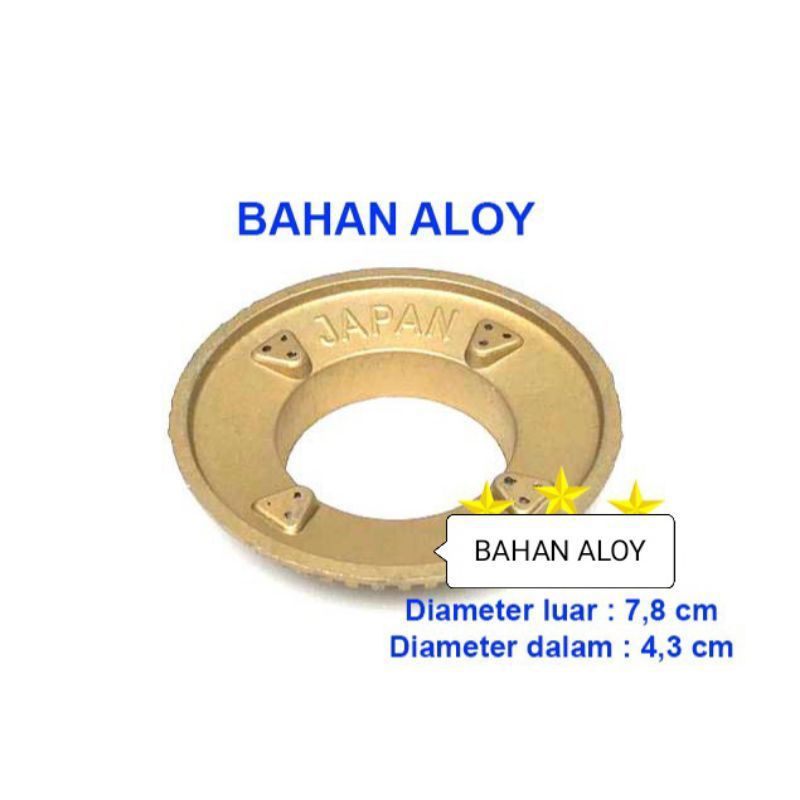 Tungku , BURNER ,  KOMPOR CHINA UMUM MULTI Set Cerobong Burner Japan ZINC Alloy GMC Niko Sanex Progas Luxima Airluxi