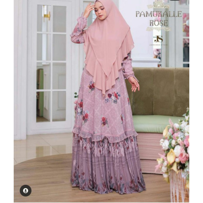 jawhara syari by Chintya Mahendra//Pamukale rose//SALE