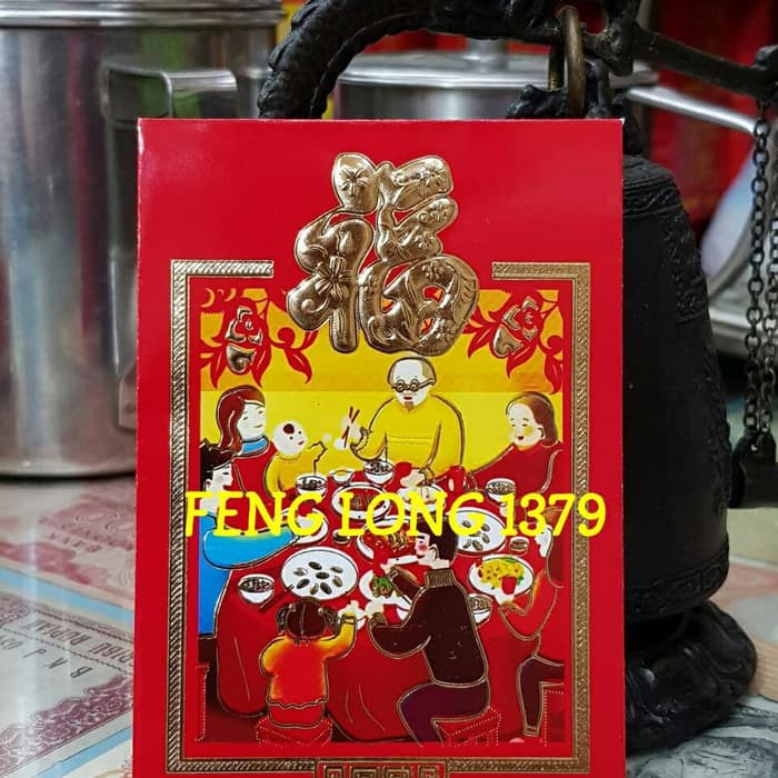 

Amplop Angpao Tahun Baru Imlek Sincia Xin Nian Keluarga Fu Uk.Kecil
