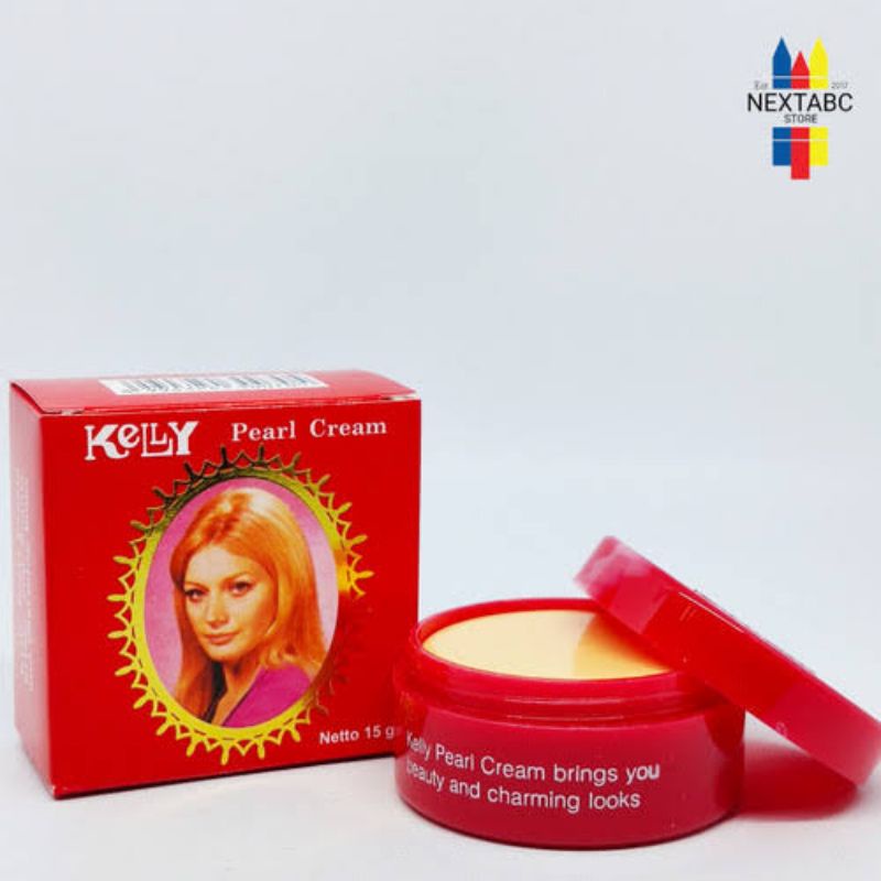 ORIGINAL KELLY PEARL CREAM 15 GRAM / KRIM WAJAH KELLY WHITENING CREAM 15 G