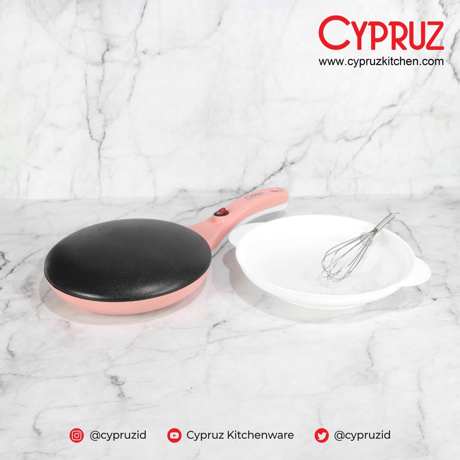 Cypruz AK-0229 Electric Crepe Maker Wajan Pancake Elektrik AK0229