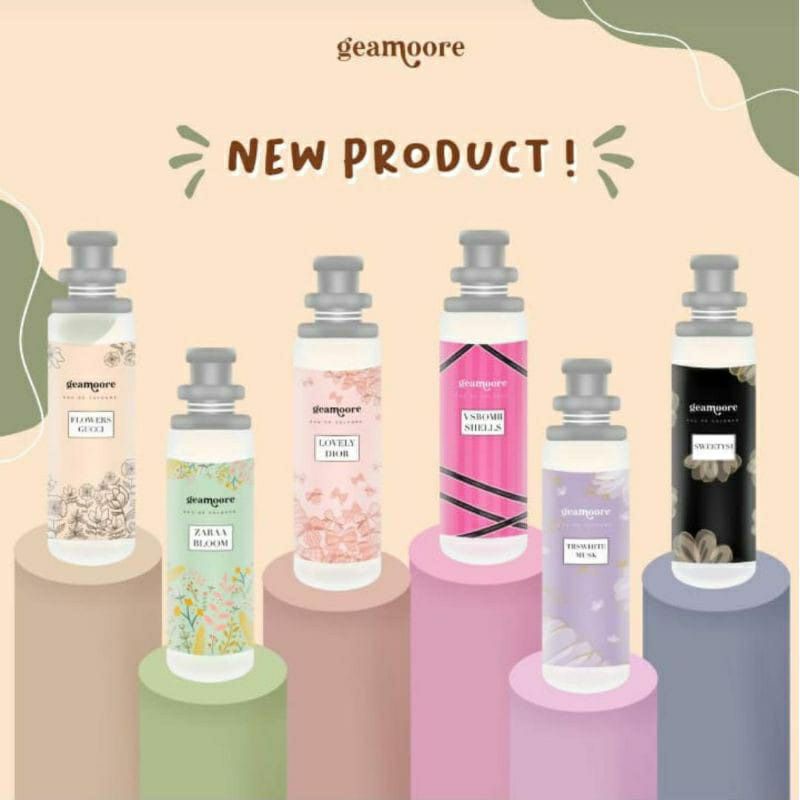 GEAMOORE NEW PERFUME / PARFUM BOTOL CATUR UKURAN 30ML