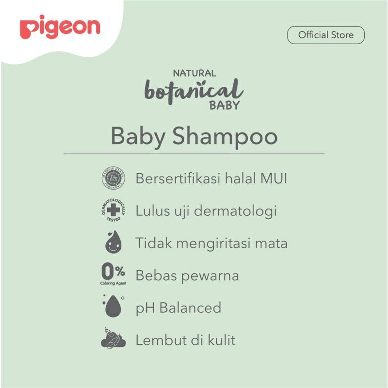 Pigeon botanical baby shampoo 240ml - shampoo baby | sampo bayi