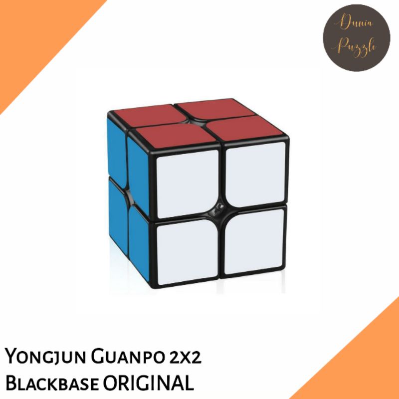 Rubik 2x2 Yongjun Guanpo 2x2 Blackbase ORIGINAL