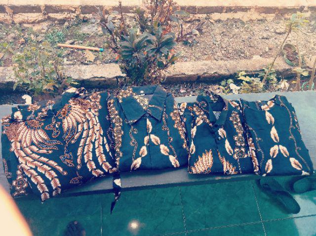 Couple Batik Keluarga Fullset Mama Papa & 2 Anak/couple Keluarga Gamis Asmiranda Katun Mix Balotelli