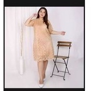 (COD)dress brokat/dress natal/dress pendek/kebaya dress/kebaya natal/dress pendek