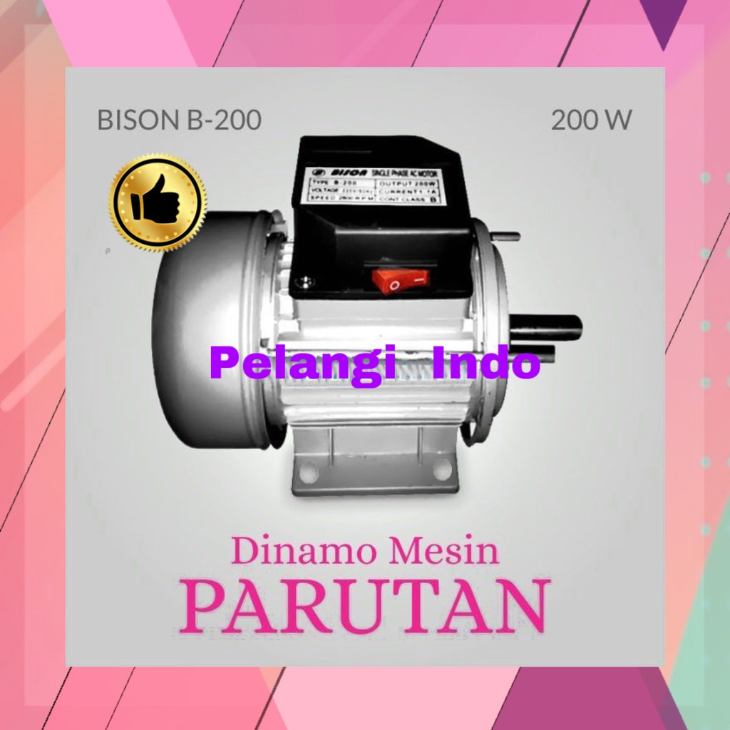 DINAMO BISON B-200 Dinamo Parutan Kelapa Elektrik