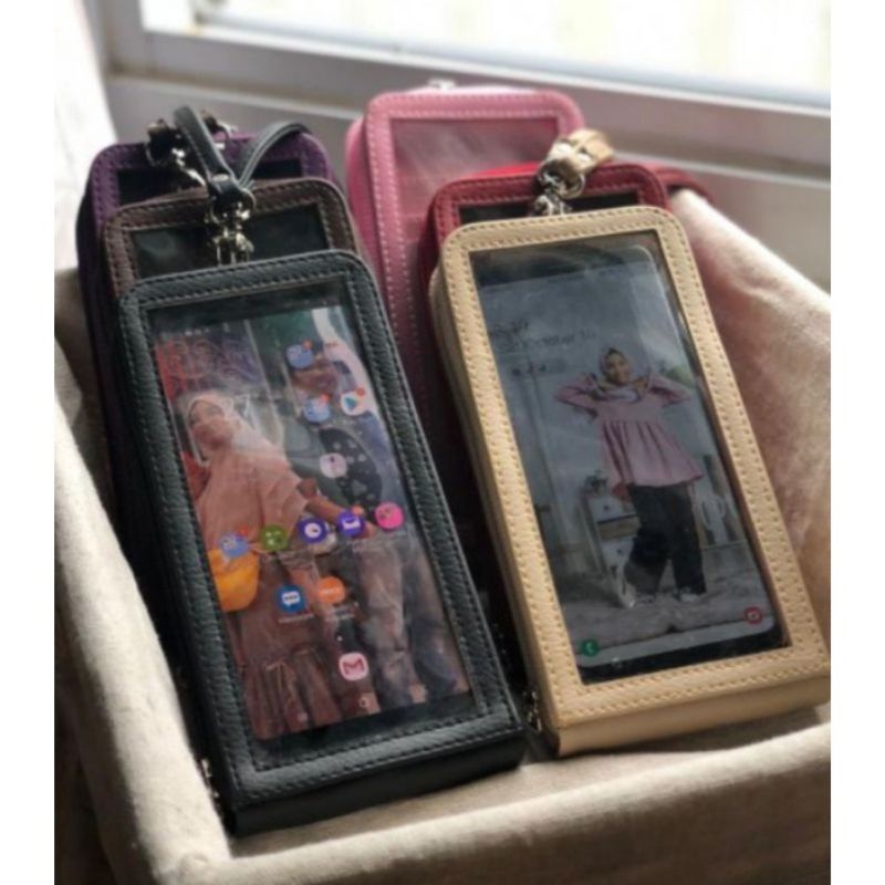 DOMPET HP AZURA WALLET VIRAL/ AZZURA WALLET /DOMPET GANTUNG LEHER