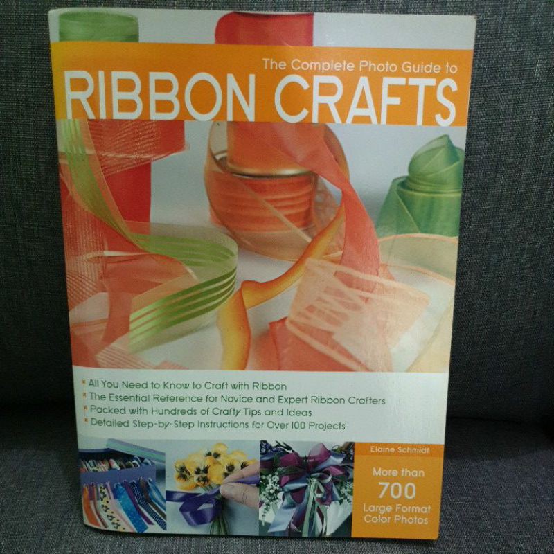 

PRELOVED - Buku Import - bekas craft - Ribbon Crafts (kerajinan pita)