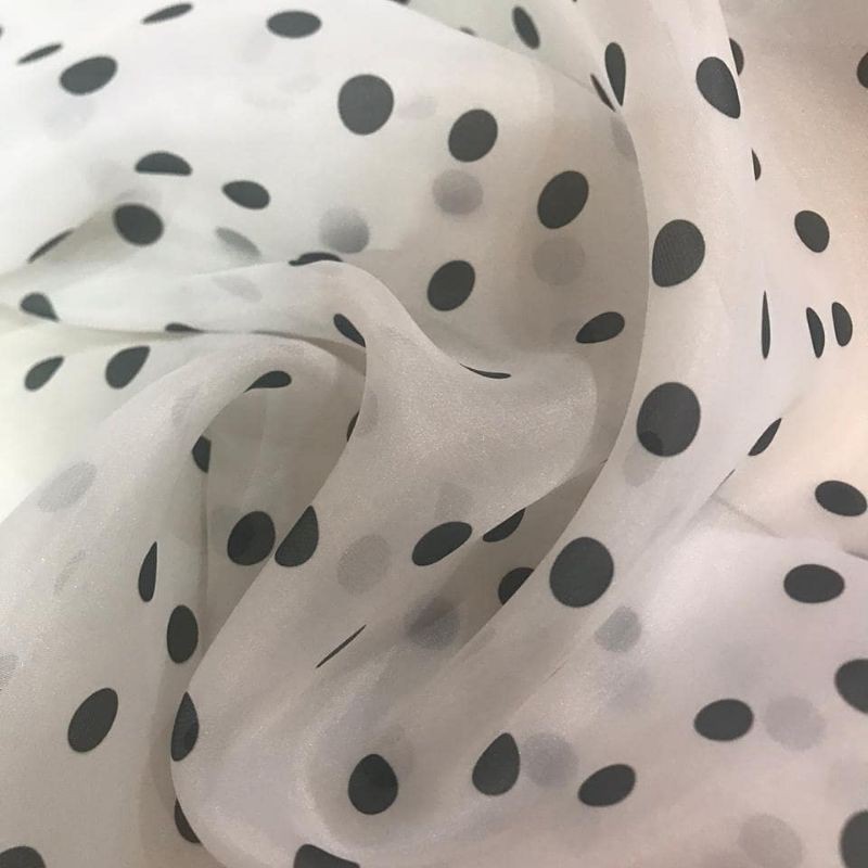 KAIN ORGANZA MOTIF POLKADOT/ORGANZA ONDE