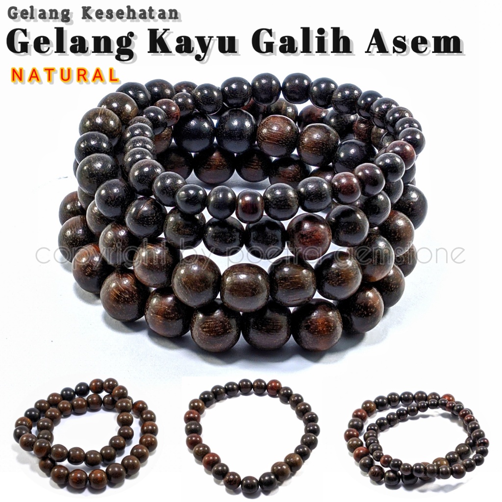 Gelang Modis Kesehatan Asli Kayu Galih Asem Original