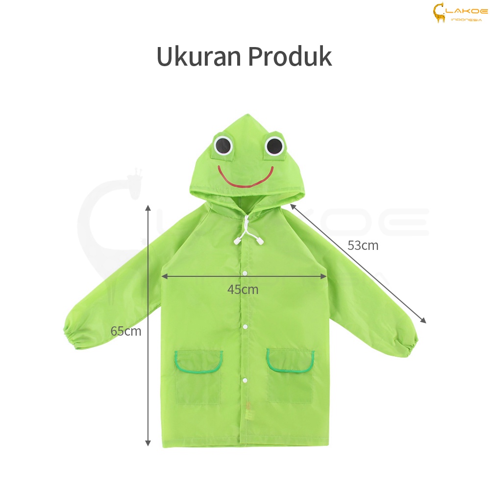 LAKOE Jas Hujan anak Mantel Hujan Anak raincoat anak