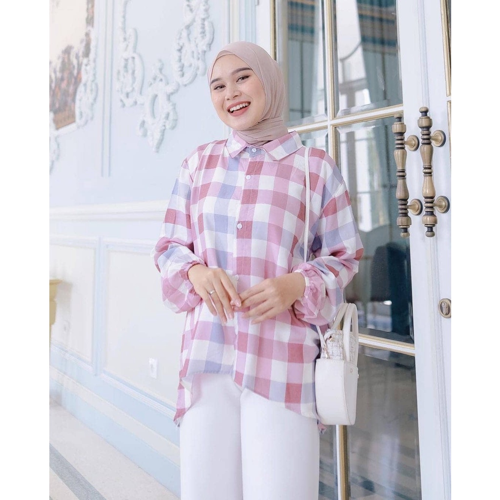 TASYA BLOUSE Baju Atasan Wanita Modis Kekinian Import Baju Atasan Wanita Korea Style Terbaru 2021 Ba