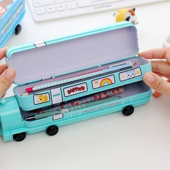 

Hot Sale J3 - Tempat pensil mobil kereta 2 tingkat